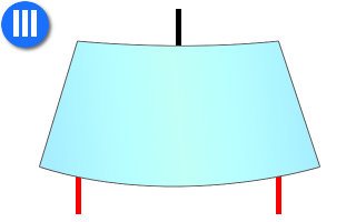 Схема 3 расположения выводов стекла с обогревом