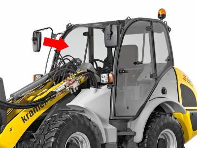 Лобовое стекло KRAMER ALLRAD 680 на технике Лобовое стекло KRAMER ALLRAD 680 на технике