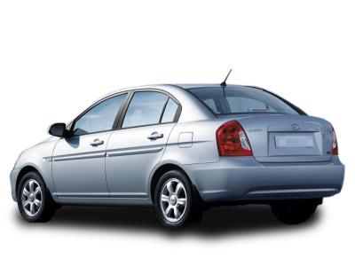 заднее стекло HYUNDAI VERNA седан (2006-2009 г.в.) на технике 