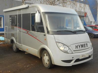 Лобовое стекло HYMER EX-512 автодом (2008 г.в.) на технике 