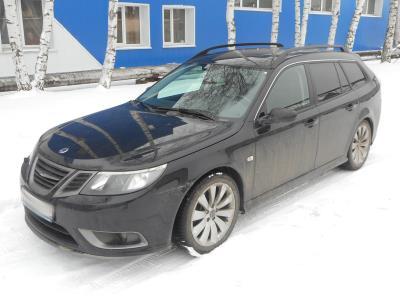 лобовое стекло SAAB 9-3 седан (2002-2008 г.в.) на технике 