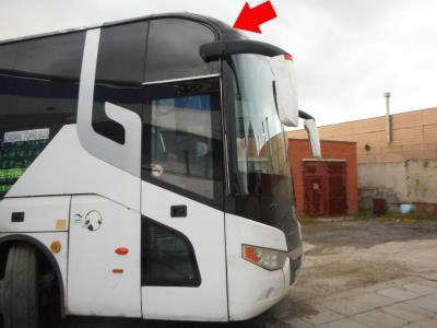 Лобовое верхнее стекло ZHONG TONG LCK 6127H Компас на технике Лобовое верхнее стекло ZHONG TONG LCK 6127H Компас на технике