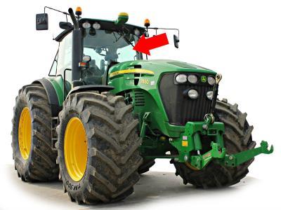 лобовое стекло JOHN DEERE 7830, 7930 трактор на технике 