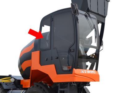 Стекло корпусное правое (за дверью) DAVINO R40 бетоносмеситель на технике Стекло корпусное правое (за дверью) DAVINO R40 бетоносмеситель на технике