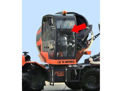 лобовое стекло DAVINO R40 бетоносмеситель на технике лобовое стекло DAVINO R40 бетоносмеситель на технике