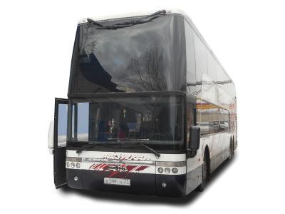 лобовое стекло нижнее VANHOOL TD 927 на технике 