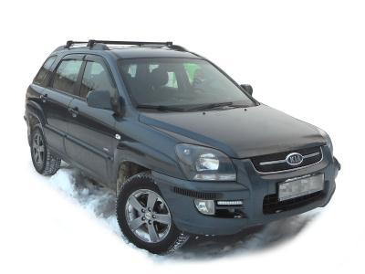 лобовое стекло KIA SPORTAGE II (2004-2010 г.в.) на технике 