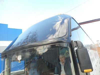 лобовое стекло верхнее ZHONG TONG LCK 6127H (2018 г.в.) на технике лобовое стекло верхнее ZHONG TONG LCK 6127H (2018 г.в.) на технике