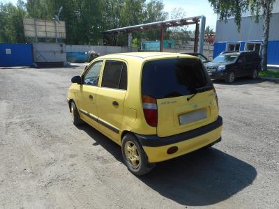 Заднее стекло HYUNDAI ATOS PRIME НВ (2000 г.в.) на технике 