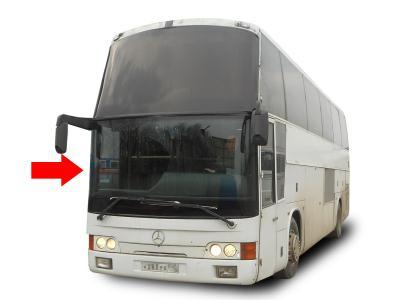 лобовое стекло, нижнее DAF SB 3000 на технике лобовое стекло, нижнее DAF SB 3000 на технике