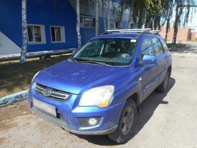 лобовое стекло KIA SPORTAGE II (2004-2010 г.в.) на технике 