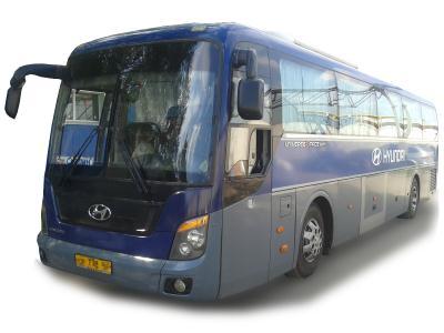 лобовое стекло (половина) HYUNDAI UNIVERSE LUXURY (2008 г.в.) на технике 