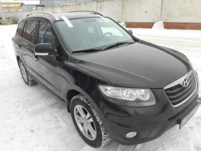 лобовое стекло HYUNDAI SANTA FE 2 (2005-2012 г.в.) на технике 