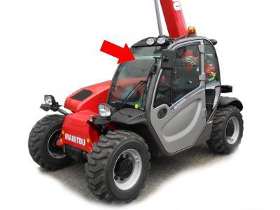 Лобовое стекло MANITOU MT 625 телескопический погрузчик на технике 