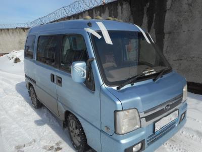 лобовое стекло SUBARU SAMBAR (1998-2012 г.в.) на технике 