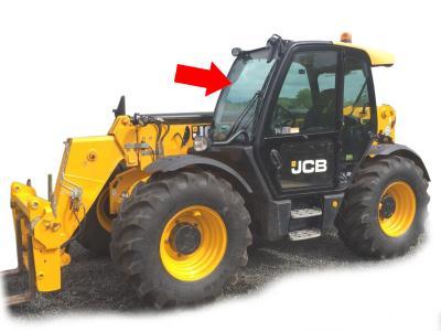 лобовое стекло JCB 536 SERIES 2 LOADALL Телескопический погрузчик на технике 