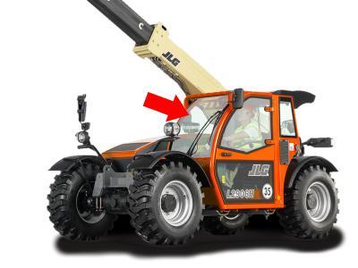 Лобовое стекло JLG 3508PS, 3509PS на технике 