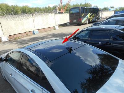 Стекло крыши HYUNDAI SONATA (2012 г.в.) на технике Стекло крыши HYUNDAI SONATA (2012 г.в.) на технике