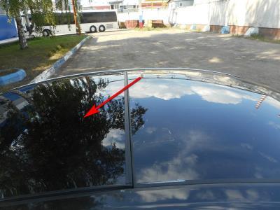 Стекло крыши HYUNDAI SONATA (2012 г.в.) на технике Стекло крыши HYUNDAI SONATA (2012 г.в.) на технике
