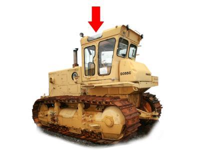 Стекло крыши KOMATSU D85C, D155C, D355C трубоукладчик на технике 