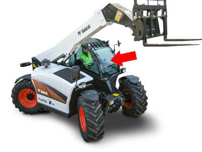 лобовое стекло BOBCAT TL360, TL470 Телескопический погрузчик на технике 