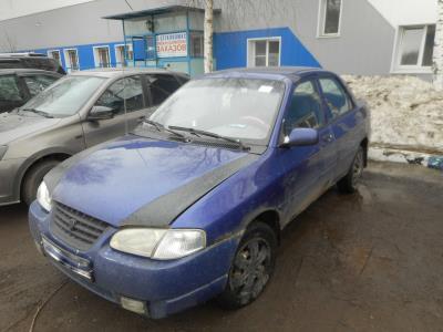 лобовое стекло KIA AVELLA седан (1996 г.в.) на технике лобовое стекло KIA AVELLA седан (1996 г.в.) на технике
