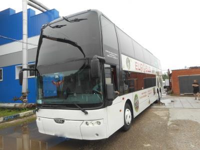 лобовое стекло верхнее BOVA SYNERGY VDL (2006 г.в.) на технике лобовое стекло верхнее BOVA SYNERGY VDL (2006 г.в.) на технике