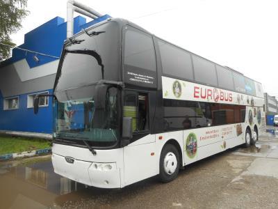 лобовое стекло верхнее BOVA SYNERGY VDL (2006 г.в.) на технике лобовое стекло верхнее BOVA SYNERGY VDL (2006 г.в.) на технике