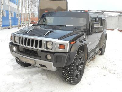 лобовое стекло HUMMER II внедорожник (2002 г.в.)  автомобиль с нашим стеклом