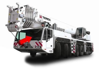 Лобовое стекло кабины водителя TEREX DEMAG AC 350 автокран на технике 