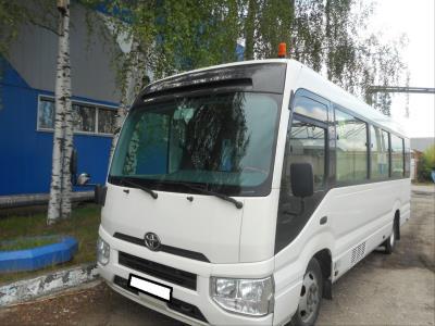 Лобовое стекло TOYOTA COASTER (2023 г.в. г.в.) общий вид 
