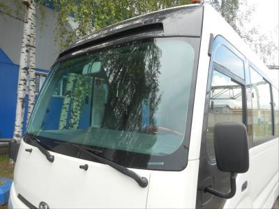 Лобовое стекло TOYOTA COASTER (2023 г.в. г.в.) общий вид 