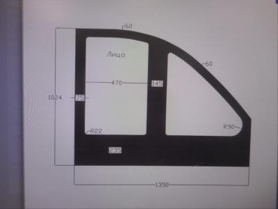 Боковое правое верхнее (над дверью) GOLDEN DRAGON XML 6126 JR (2018 г.в.) общий вид Боковое правое верхнее (над дверью) GOLDEN DRAGON XML 6126 JR (2018 г.в.) общий вид