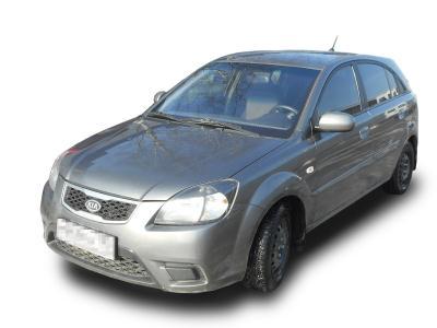 лобовое стекло KIA RIO хетчбэк (2005-2011 г.в.) на технике 