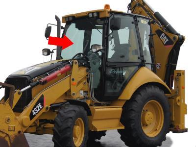 лобовое стекло, верхнее CATERPILLAR (CAT) 442E, 444E на технике 