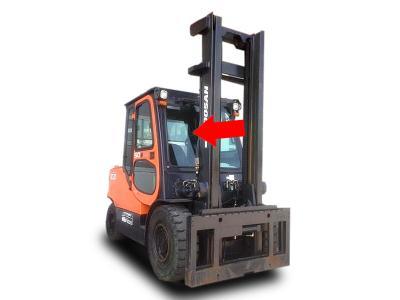 лобовое стекло DOOSAN 50С-5 погрузчик на технике 