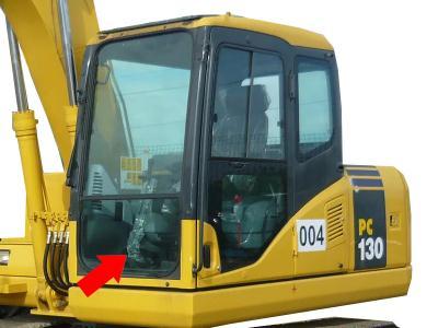 лобовое стекло, нижнее KOMATSU PC400-7, PC450-7 на технике 