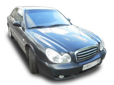 Лобовое стекло HYUNDAI SONATA IV, V седан (2001-2008 г.в.) на технике 