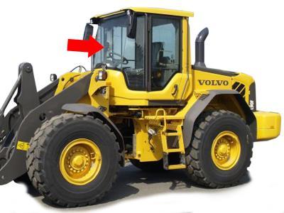 Лобовое стекло VOLVO L 110, 120 (F,G) фронтальный погрузчик на технике 